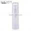 Unique design empty round airless plastic 15ml spray bottle