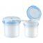 12ml Single Wall Empty Plastic Cosmetic Jar With Fliptop