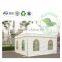 5 x 5 white pagoda vinyl fabric tent for relaxation