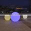 Solar globe LED round plastic ball light garden beach ball light