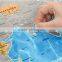 Detailed World Map with Scratch off Stickers Large Size and Tube Packaging