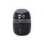 2016 hot sale marble decors matte black candle jar for soy wax