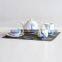 15pcs Tea Pot Set, Porcelain with Decal Printing