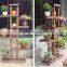 Multilayer wooden flower shelf