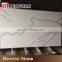 Engineered Stone Quartz Calacatta White Stone Countertop for Kitchen and Bathroom