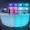 led glowing hotel reception counter design, design mini hotel bar counter