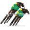 Berrylion S2 Hex Key Set Metric System Extra Long 9pcs Hex Key Set