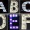 led letter words light