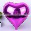 Metallic Heart shape helium Inflatable Foil Balloons party Decoration Foil Balloons wholesale