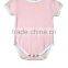 100 % Organic Cotton Baby body suits and Soft with Short sleeve baby t shirts with Organic latest design