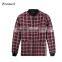 wholesale OEM male in china clothing high quality men shirt quilted fleece jacket