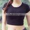 Women's Fashion Croptop T-shirt , Black T-shirt for Women