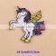 wholease custom unicorn patch,unicorn applique,applique embroidery sticker unicorn patches