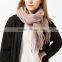 2017 fashion kashmir solid 10 colors tassel ladies tassel plain scarf