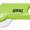 Party Pizza Cutter - easily slices pizzas, quesadillas, brownies and more, convenient bottle opener at the end of the handle