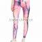 Women Athletic Fitness Pants Colored Leggings Custom Print Yoga Pants