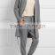 Light Grey Slips On Wool and Cashmere Blend Cardigan with Thin Waist Rope