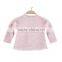 Wholesale Long Sleeves Cable Pattern Round Collar Girl Cardigan sweater