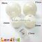 EN71 Approved White Stuffed Baby Toy Insert Hollow Plastic Rattle Ball