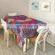 Polyester Fashion Design Printed Tablecloth