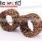 Black and Leopard print Donuts Bud Head Band Ball Fabric French Twist Magic DIY Tool Bun Maker