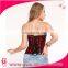 mature woman Steel Boned red Underbust Back lacing Waist slimming Corset