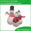Hot inflatable christmas snowman with LED light for festival outdoor decoration