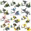 12 kinds mixed mini plastic building block toy with candy