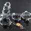 China sex toy stainless steel male chastity device manufacturer