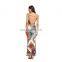 2017 new design long maxi dress digital pattern tradition print sexy dashiki dress for africa women