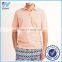 Yihao Trade assurance Men's casual striped fleece polo t shirt