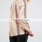 Wholesale Women Autumn Long Sleeve Embroidered Blouse With Lace-up Neck JYB31A18
