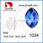 DZ-1034 flat back glass rhinestones for jewelring making