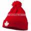 Wholesale custom embroidered beanie wool knit hats