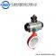 Food grade pneumatic actuator split body Wafer type Butterfly Valve