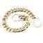 19mm stainless steel gold silver medium and large pet big dog chain collar