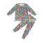 Soft baby girls pajamas with printed paterns