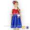 Girl Pageant Dress Made In China One Piece Girl Party Dress Royal Blue Baby Sequin Wedding