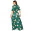 LAITE D2120 Autumn women elegant casual dresses women floral printed plus size dresses