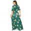 LAITE D2120 Autumn women elegant casual dresses women floral printed plus size dresses