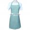 Modern style disposable colorful stripe waist and body used cooking pinafore tieback aprons for women