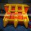 High Quality Inflatable triplex row Flying Fish Raft Boat ,Inflatable Fly fish Ride Banana Boat on Sale