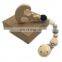 Beach Animal Wooden Pacifier Chain Teething Toy For Babies