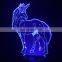 Cute Unicorn LED Night Light Animal Lamp Desk Table Decor For Children Party Bedroom Kids Gifts 3D Horse Lamp