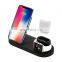 4 in 1 multi-function wireless fast charging base, 10w wireless charging board charger
