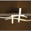 LED ceiling light three or four prong wave living room lamp bifurcation shaped chandelier ceiling lamp bedroom lamp