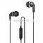 2020 best seller 3.5 mm tooling shinny finish in-ear earphone with flat cable for mobile phone
