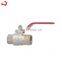 JD-4006 high quality lockable full welded water  mini ball valve