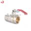 JD-4080 High quality flanged water steel handle brass ball valve