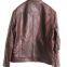 HOT SALE  WASHED MEN'S GENUINE COWHIDE LEATHER JACKET 2021AW NEW FASHION